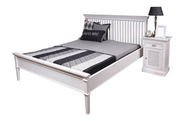 Long Island sänky, 160x200 cm, valkoinen hinta ja tiedot | Sängyt | hobbyhall.fi