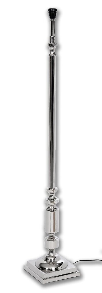 FLOOR LAMP BASE ASTAIRE XL SQUARE 25X25X140CM NICKEL SILVER hinta ja tiedot | Lattiavalaisimet | hobbyhall.fi