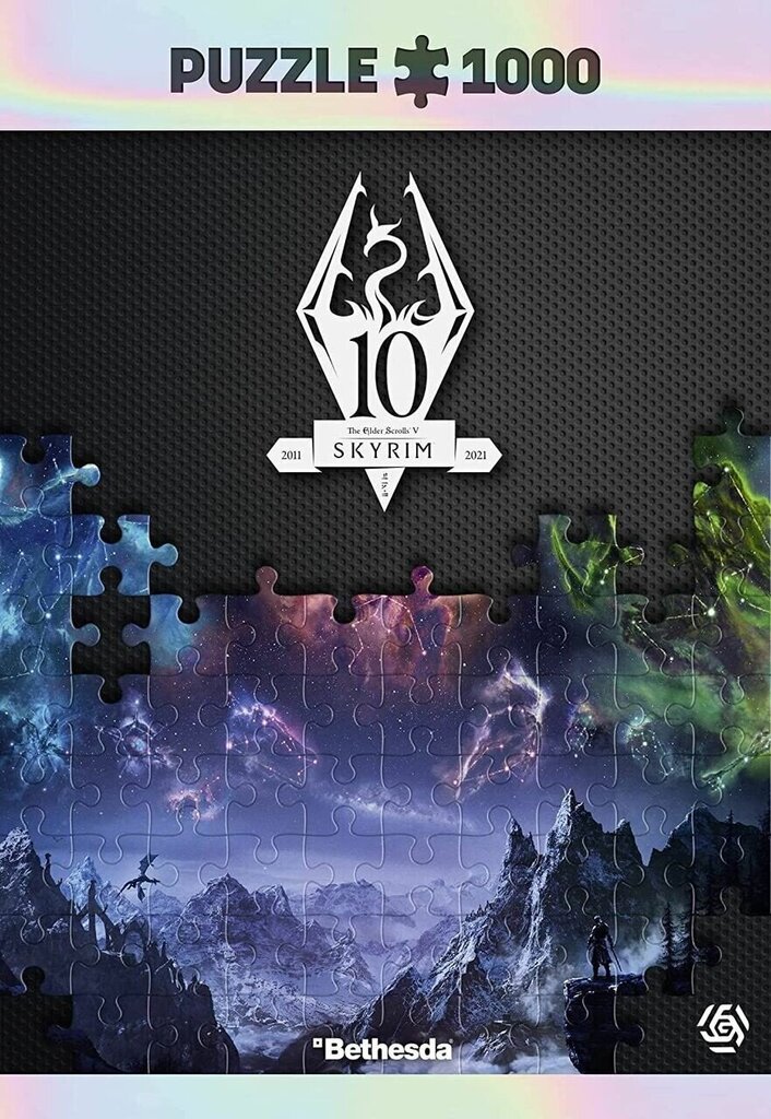 Skyrim 10th Anniversary puzzle 1000pcs hinta ja tiedot | Palapelit | hobbyhall.fi