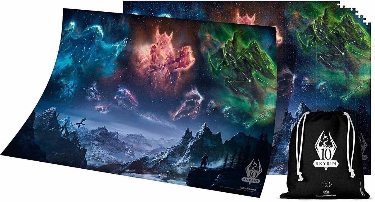 Skyrim 10th Anniversary puzzle 1000pcs hinta ja tiedot | Palapelit | hobbyhall.fi