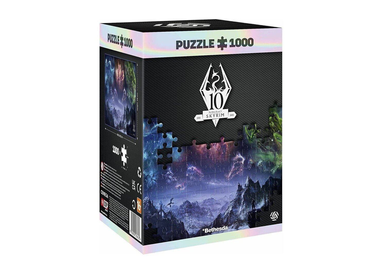 Skyrim 10th Anniversary puzzle 1000pcs hinta ja tiedot | Palapelit | hobbyhall.fi