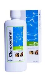 Chlorexyderm shampoo 4% 250 ml hinta ja tiedot | Shampoot ja hoitoaineet lemmikeille | hobbyhall.fi
