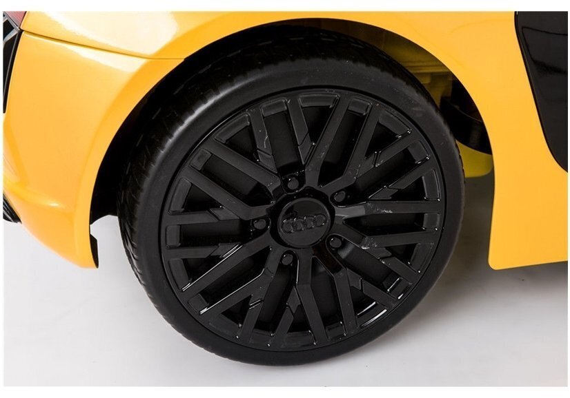 Audi R8 Spyder sähköauto lapsille, keltainen hinta ja tiedot | Lasten sähköautot | hobbyhall.fi