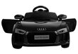 Audi R8 Spyder sähköauto lapsille, musta hinta ja tiedot | Lasten sähköautot | hobbyhall.fi