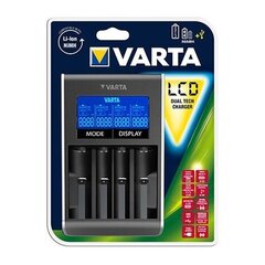 Laturi LCD Triple Tech Varta 57676 hinta ja tiedot | Paristolaturit | hobbyhall.fi