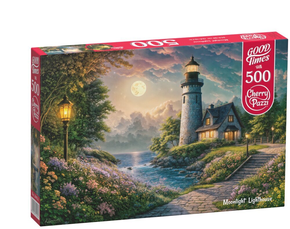 Palapeli CherryPazzi Moonlight Lighthouse, 500 palaa hinta ja tiedot | Palapelit | hobbyhall.fi