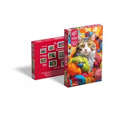 Palapeli CherryPazzi Feline Whimsy, 500 palaa hinta ja tiedot | CherryPazzi Lapset | hobbyhall.fi