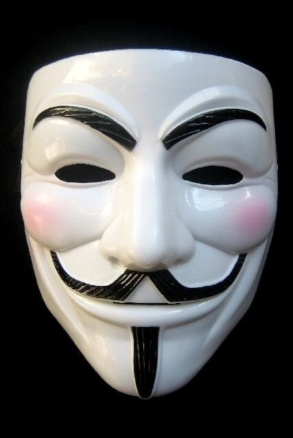 Vendetta Guy Fawkesin naamio, valkoinen hinta ja tiedot | Naamiaisasut | hobbyhall.fi