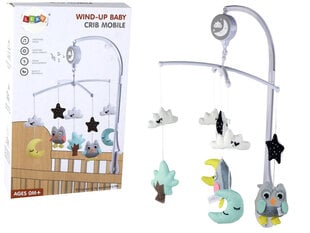 Musikaalinen vauvansängyn karuselli, valkoinen hinta ja tiedot | Lean Toys Lapset | hobbyhall.fi