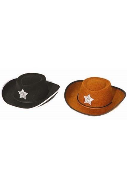 Cowboy-hattu lapsille, noin 49 cm. hinta ja tiedot | Naamiaisasut | hobbyhall.fi