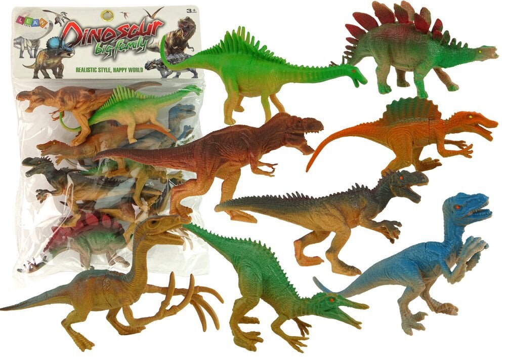 Dinosaurus hahmo setti 8 kpl hinta ja tiedot | Poikien lelut | hobbyhall.fi