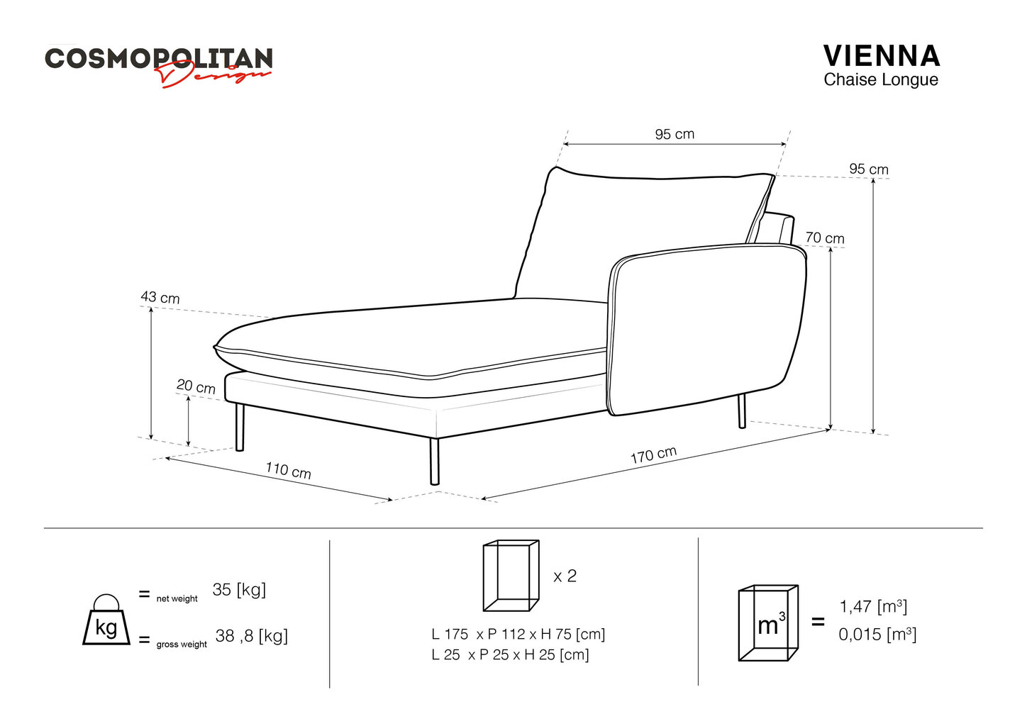 Divaani Cosmopolitan Design Vienna, keltainen hinta ja tiedot | Sohvat ja vuodesohvat | hobbyhall.fi