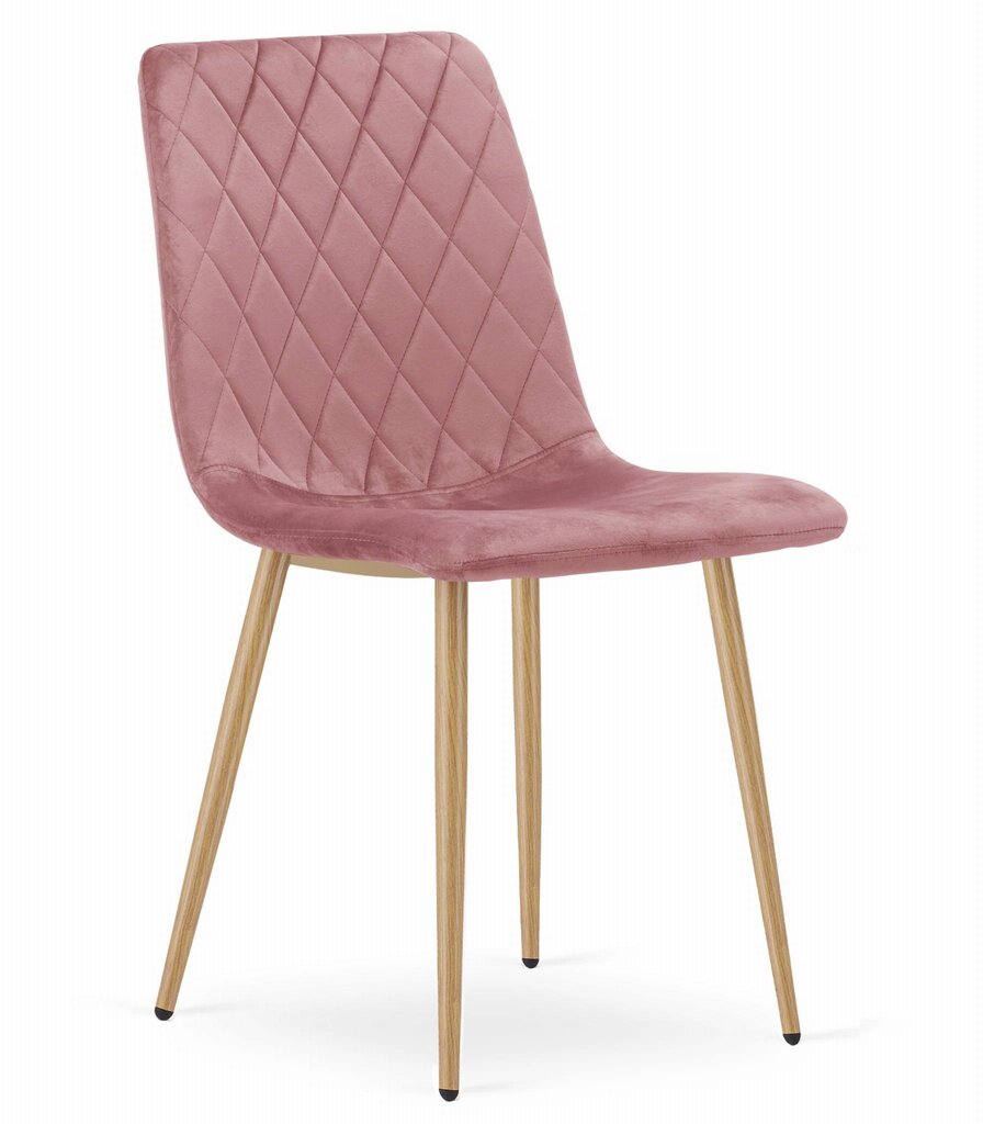 2 tuolin setti Turin, roosa hinta ja tiedot | Ruokapöydän tuolit | hobbyhall.fi