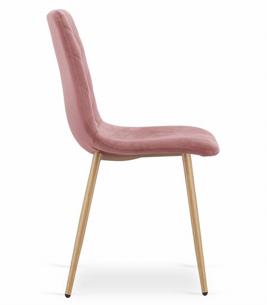2 tuolin setti Turin, roosa hinta ja tiedot | Ruokapöydän tuolit | hobbyhall.fi