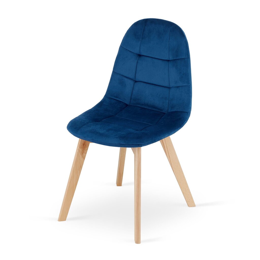 3 tuolin setti Bora, sininen hinta ja tiedot | Ruokapöydän tuolit | hobbyhall.fi