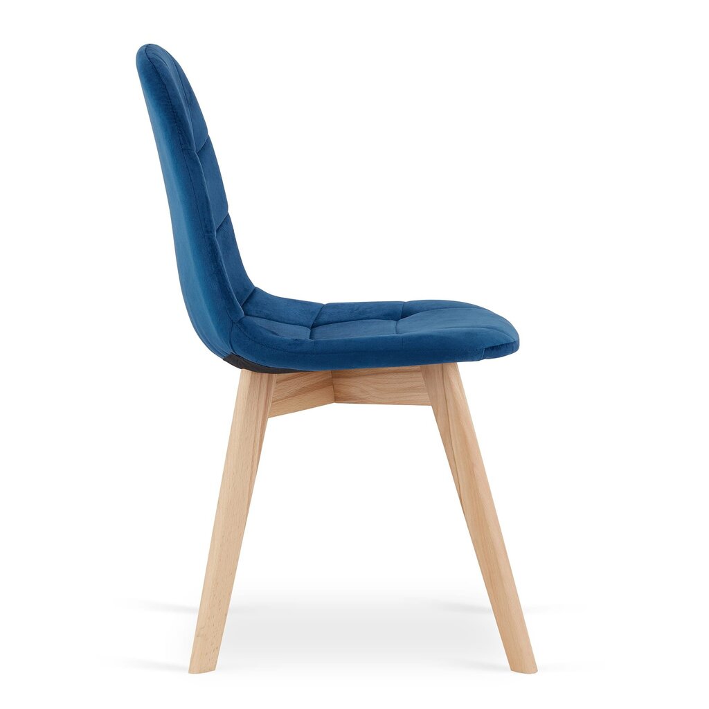 2 tuolin setti Bora, sininen hinta ja tiedot | Ruokapöydän tuolit | hobbyhall.fi