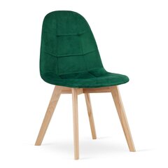2 tuolin setti Bora, vihreä hinta ja tiedot | Ruokapöydän tuolit | hobbyhall.fi