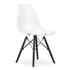 3 tuolin setti Osaka, valkoinen/musta hinta ja tiedot | Ruokapöydän tuolit | hobbyhall.fi
