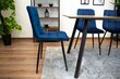 3 tuolin setti Kara, sininen hinta ja tiedot | Ruokapöydän tuolit | hobbyhall.fi