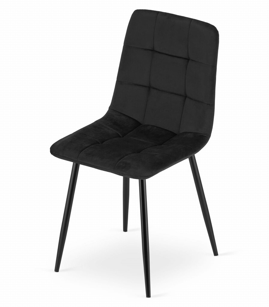 2 tuolin setti Kara, musta hinta ja tiedot | Ruokapöydän tuolit | hobbyhall.fi