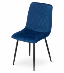 2 tuolin setti Turin, sininen hinta ja tiedot | Ruokapöydän tuolit | hobbyhall.fi
