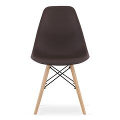 3 tuolin setti Osaka, musta/ruskea kaina ir informacija | Ruokapöydän tuolit | hobbyhall.fi