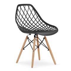 3 tuolin setti Sakai, musta/ruskea hinta ja tiedot | Muf-Art Huonekalut ja sisustus | hobbyhall.fi