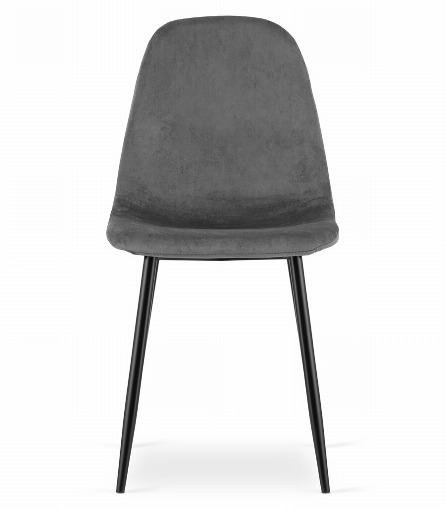 2 tuolin setti Como, harmaa hinta ja tiedot | Ruokapöydän tuolit | hobbyhall.fi