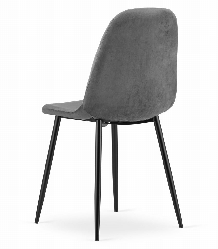 2 tuolin setti Como, harmaa hinta ja tiedot | Ruokapöydän tuolit | hobbyhall.fi