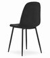 3 tuolin setti Como, musta hinta ja tiedot | Ruokapöydän tuolit | hobbyhall.fi