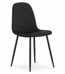3 tuolin setti Como, musta kaina ir informacija | Ruokapöydän tuolit | hobbyhall.fi