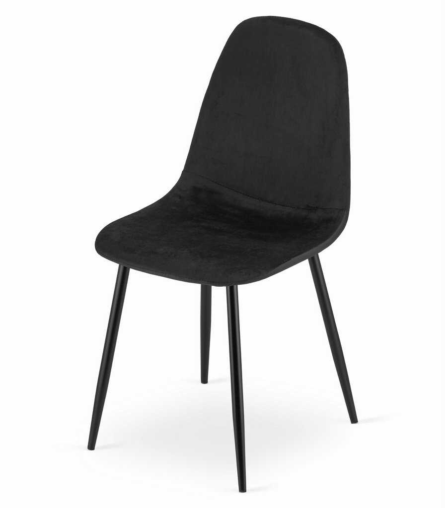 3 tuolin setti Como, musta hinta ja tiedot | Ruokapöydän tuolit | hobbyhall.fi