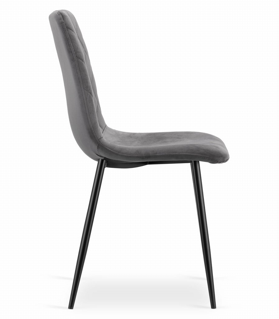 3 tuolin setti Turin, harmaa hinta ja tiedot | Ruokapöydän tuolit | hobbyhall.fi
