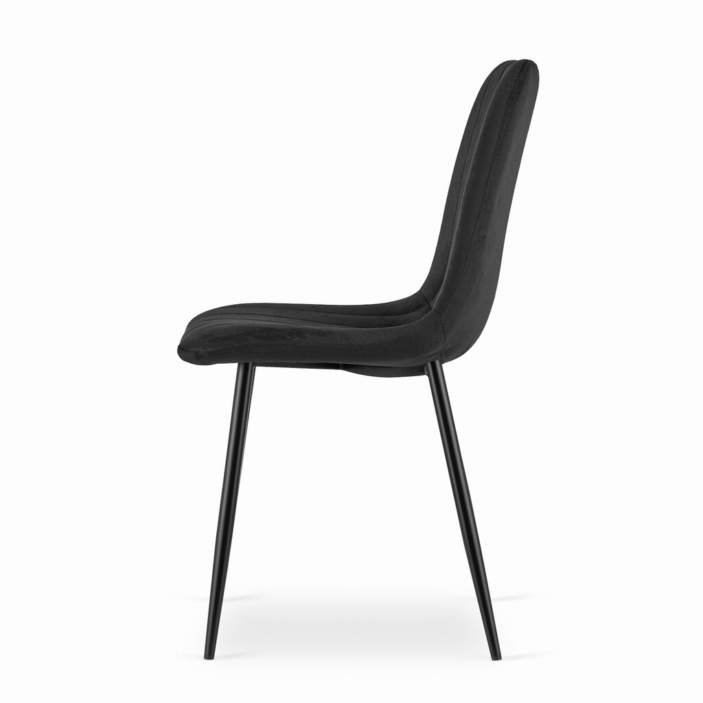 3 tuolin setti Lav, musta hinta ja tiedot | Ruokapöydän tuolit | hobbyhall.fi