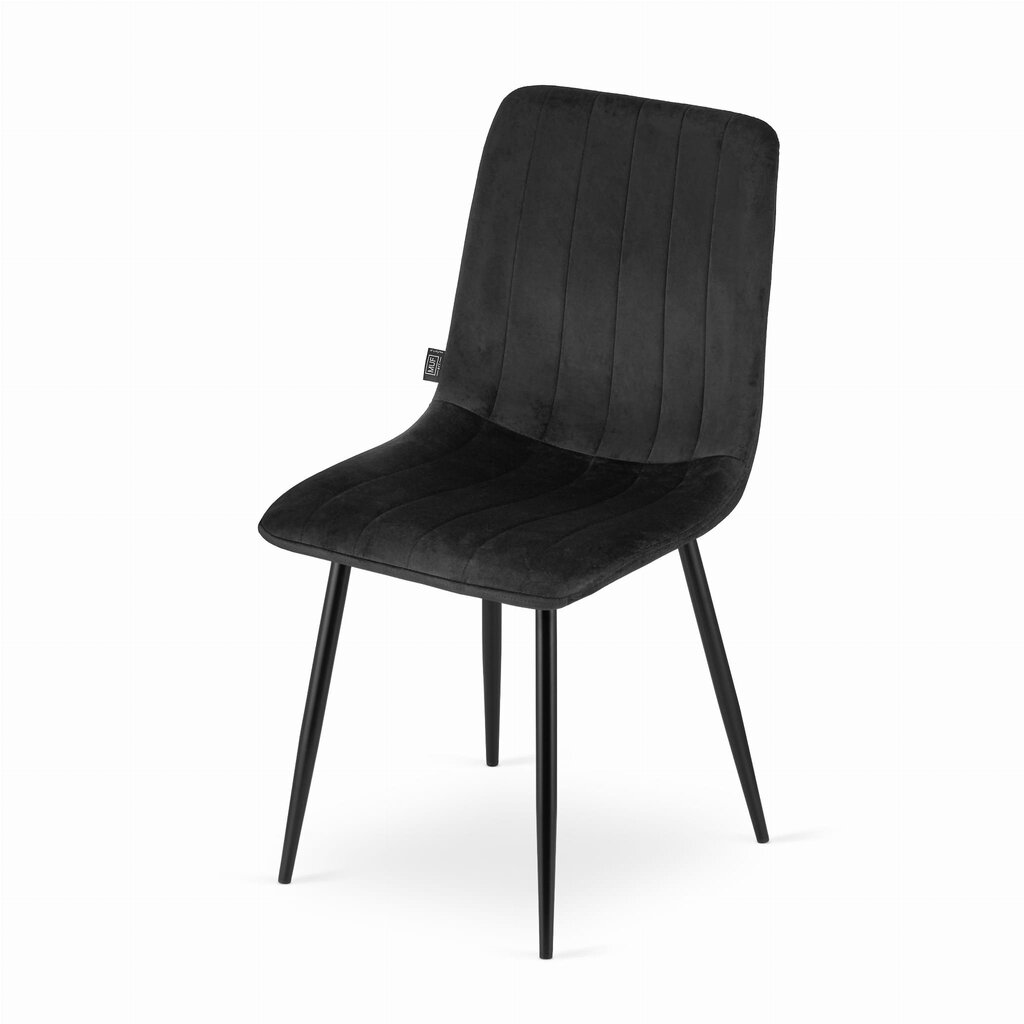 2 tuolin setti Lav, musta hinta ja tiedot | Ruokapöydän tuolit | hobbyhall.fi