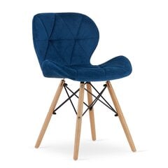 3 tuolin setti Lago, sininen hinta ja tiedot | Ruokapöydän tuolit | hobbyhall.fi