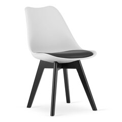 3 tuolin setti Mark, musta/valkoinen kaina ir informacija | Ruokapöydän tuolit | hobbyhall.fi