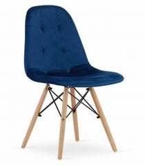 2 tuolin setti Dumo, sininen hinta ja tiedot | Ruokapöydän tuolit | hobbyhall.fi
