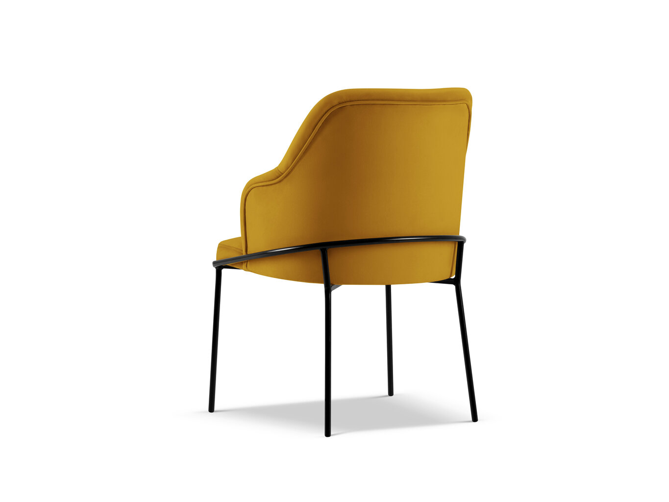 Tuoli Cosmopolitan Design Sandrine, keltainen/musta hinta ja tiedot | Ruokapöydän tuolit | hobbyhall.fi