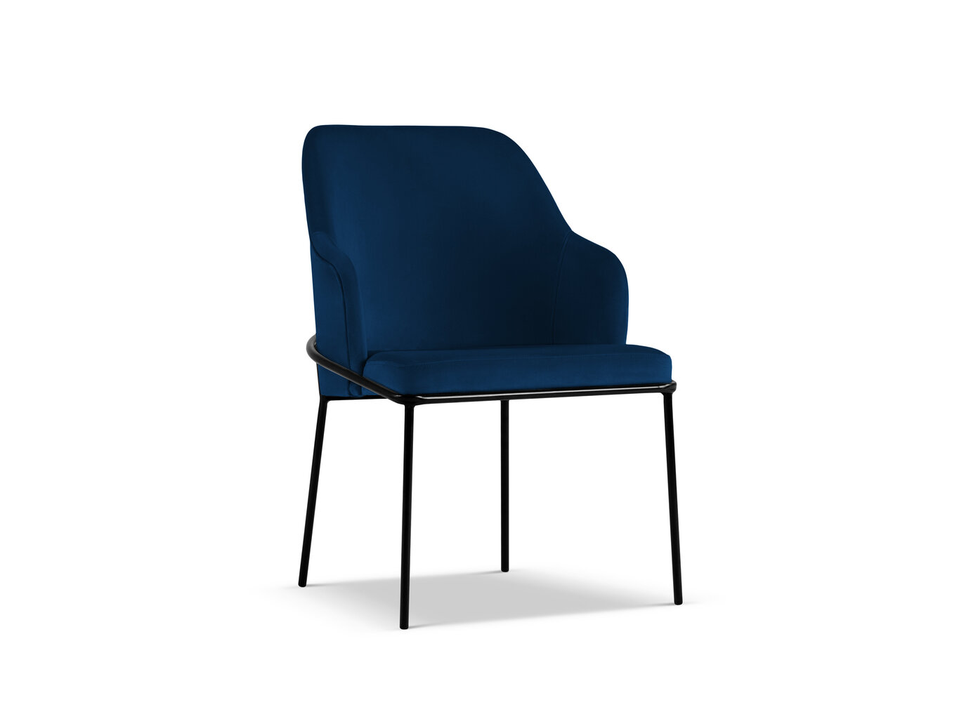Tuoli Cosmopolitan Design Sandrine, sininen/musta hinta ja tiedot | Ruokapöydän tuolit | hobbyhall.fi