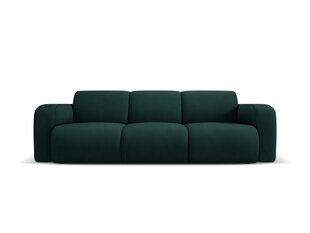 Windsor & Co. Lola kolmen istuttava sohva, 235x95x72 cm, tummanvihreä hinta ja tiedot | Sohvat ja vuodesohvat | hobbyhall.fi