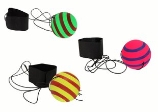 Pallo kuminauhassa 6 cm, 4 väriä hinta ja tiedot | Kehittävät lelut | hobbyhall.fi