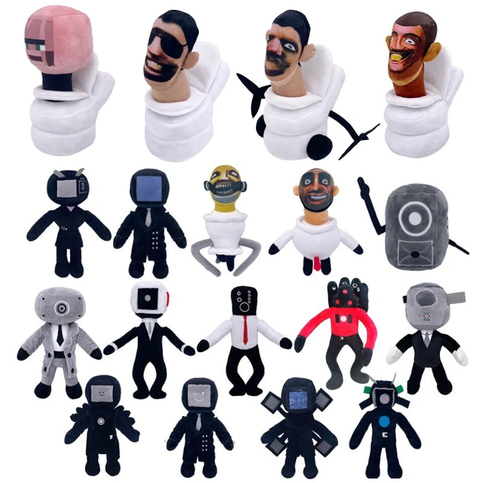 HappyJoe Skibidi Toilet-pehmolelu, 28cm hinta ja tiedot | Pehmolelut | hobbyhall.fi