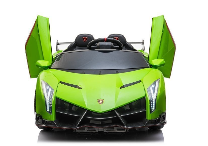 Lamborghini Veneno sähköauto lapsille, vihreä hinta ja tiedot | Lasten sähköautot | hobbyhall.fi