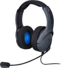 PDP LVL50 PS4/PS5 Wired Headset 051-099-EU-BK hinta ja tiedot | Kuulokkeet | hobbyhall.fi