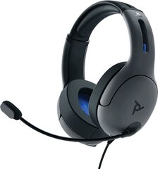 PDP LVL50 PS4/PS5 Wired Headset 051-099-EU-BK hinta ja tiedot | Kuulokkeet | hobbyhall.fi