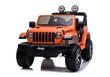 Jeep Rubicon 4x4 sähköauto lapsille, oranssi hinta ja tiedot | Lasten sähköautot | hobbyhall.fi