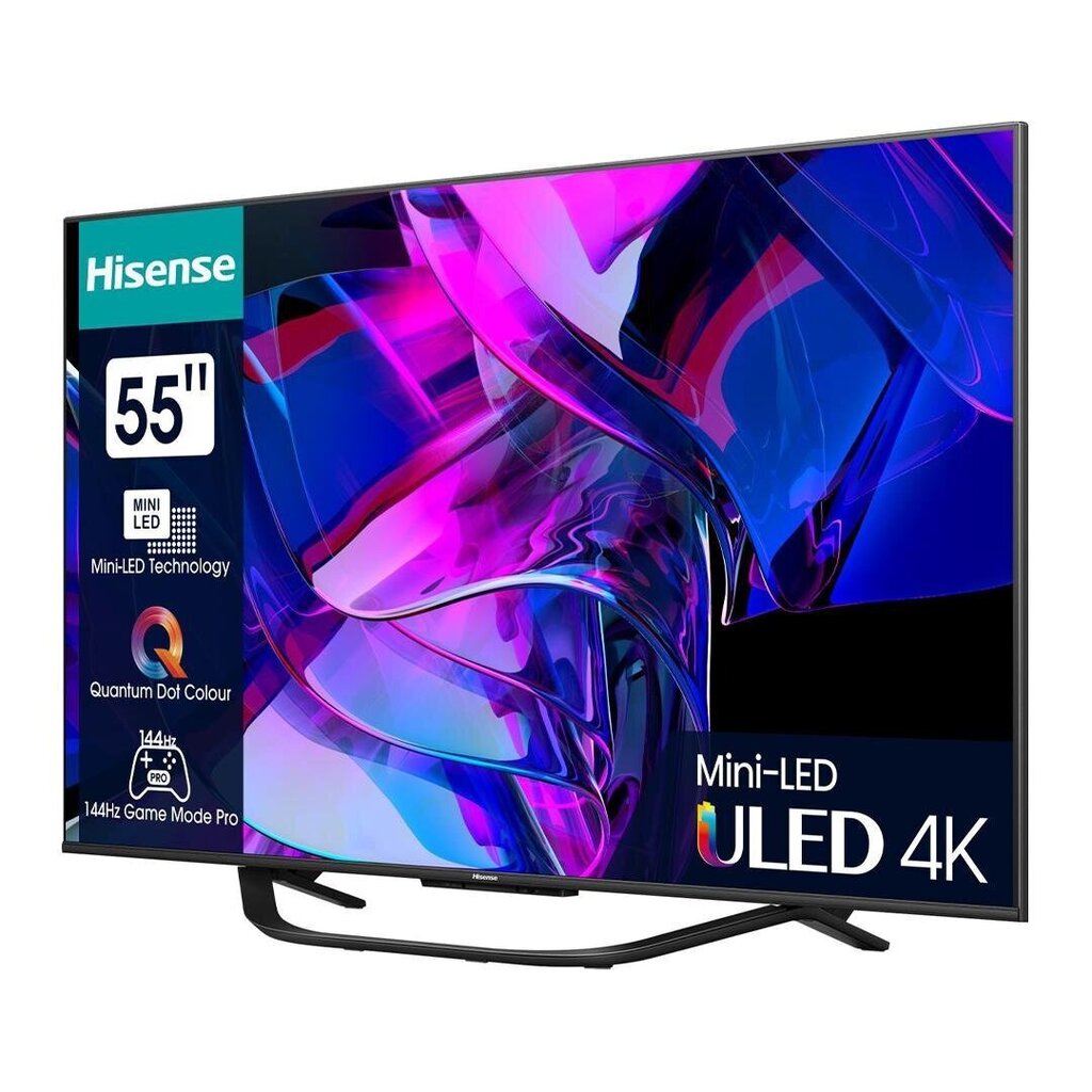 Hisense Mini-LED 55U7KQ hinta ja tiedot | Televisiot | hobbyhall.fi