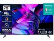 Hisense Mini-LED 75U7KQ hinta ja tiedot | Televisiot | hobbyhall.fi