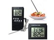 Keittiön lämpömittari, jossa on kello, hälytys ja suuri LCD-näyttö hinta ja tiedot | Keittiövälineet | hobbyhall.fi